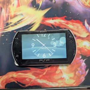 Sony PSP Handheld Gaming Console - Black with Silver Trim
